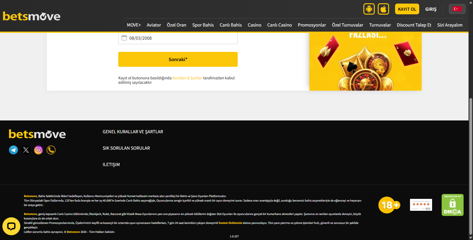 Betsmove Canlı Maçları İzle Bahis Yap