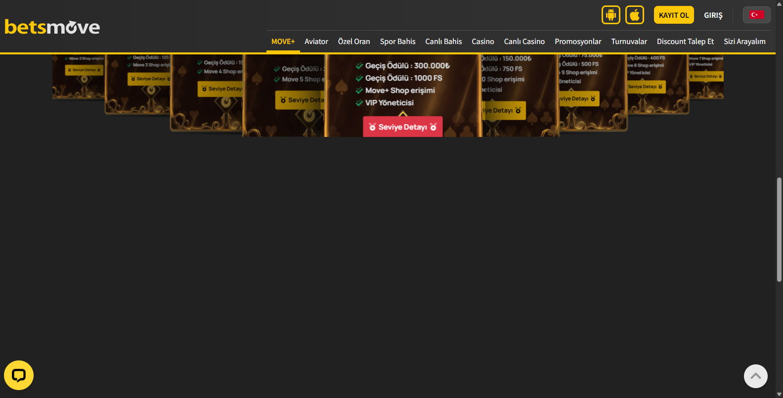Betsmove Canlı Casino